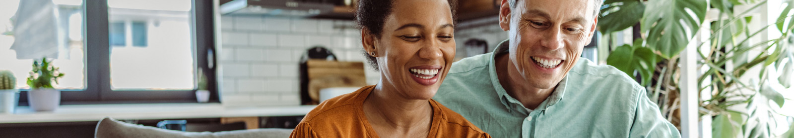 couple using bank card